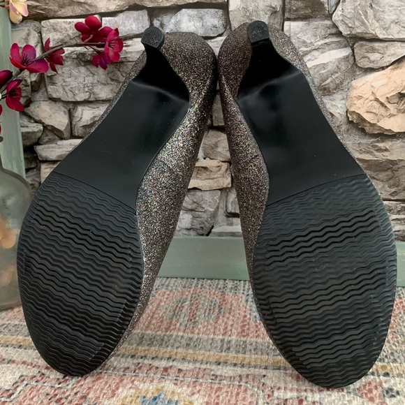 #12 Kate Preston Dorothy Sparkly Rainbow Glitter Kitten Heels Shoes Size 8 Box - Picture 6 of 7